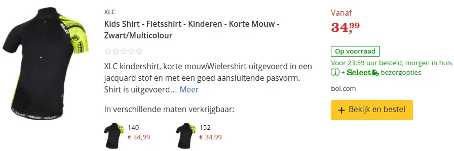 Fietsshirt zonder mouwen